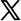 x-icoon